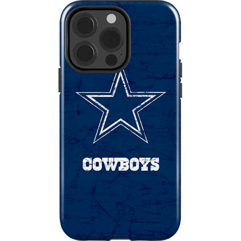 NFL Dallas Cowboys Distressed iPhone 15 Pro Impact Case
